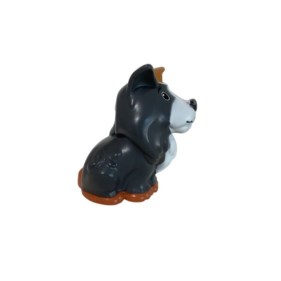 Fisher Price Little People Farm Animal Friends Border Collie Dog Puppy Pet - Picture 2 of 5